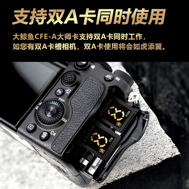 High-Speed Cfea Internal Memory Card Is Suitable for Sony A7M5/A7M4/A7R5/A1M2/A1/A93/Fx3/6 Cameras