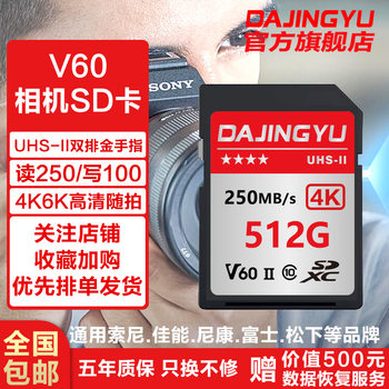 V60V90 High-Speed Sd Card Large Whale Camera Sd Internal Memory Card Suitable for Canon R62 Sony Fuji Nikon Z50
