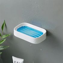 Soap Box Punch-free Double Layer Soap Box Bathroom Drain