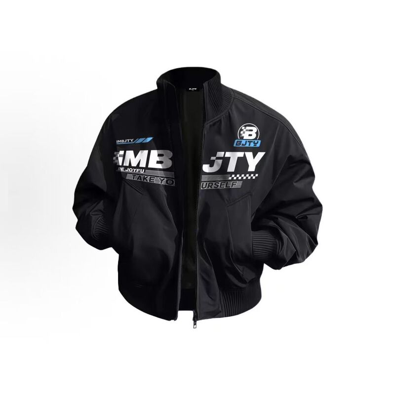 2026 Motorcycle Pilot American Style Unisex Trendy Brand Printed Loose Jacket Casual Trendy Coat Baseball Jacket Long and Short Styles