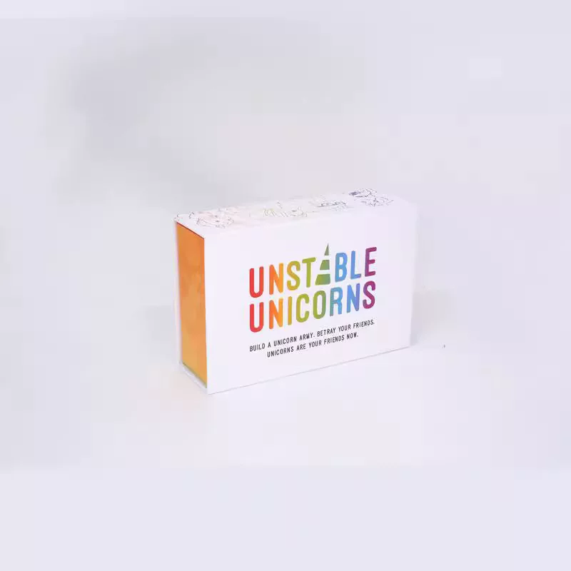 Английская версия настольной игры Unstable Unicorns - карта гнева единорога, базовое дополнение
