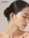 Ajidou Pearl Earrings 925 스털링 실버 바늘, 세련된 틈새 여성 담수 진주 다목적 Ajidou Earrings
