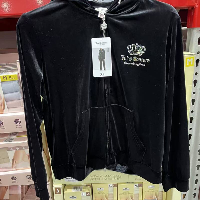 Sam's Special Offer: Uicy Couture Women's Velvet Hooded Jacket, Velvet Sweatpants, Casual Wear