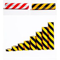 Color board line tape fence iron sheet warning tape construction site construction yellow and black layered board outer frame municipal floor marking