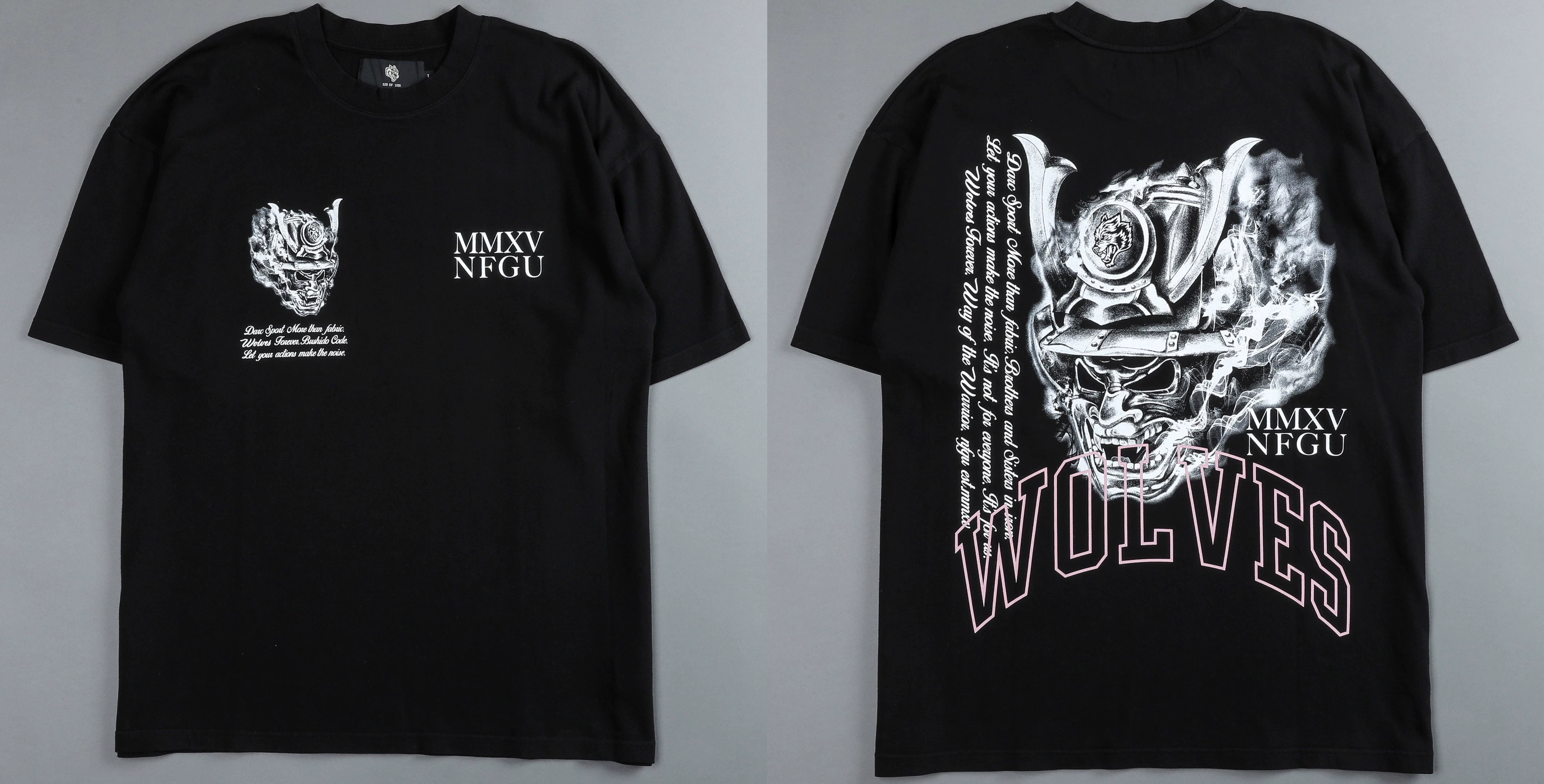 Darc Wolf Sport футболки Oversized Графика DTG ПЕЧАТЬ Tech