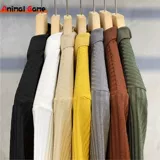 Летние сплошные цветные рубашки поло