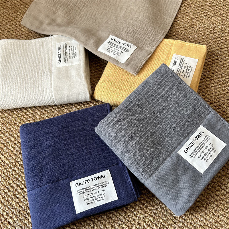 Gauze Towel for Home Use, Soft Face Towel for Adults, Large Bath Towel with Interlayer of Combed Cotton Gauze Towel for Home Use, Soft Face Towel for Adults, Large Bath Towel with Interlayer of Combed Cotton
