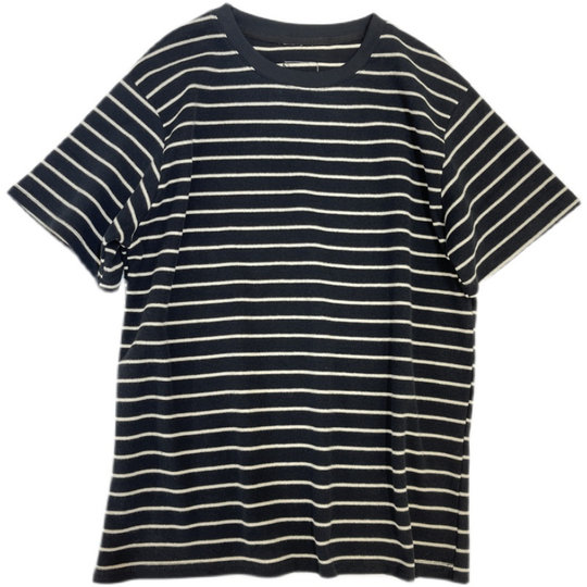 Striped T-shirt women's summer short-sleeved 2022 new loose oversize pure cotton large size half-sleeved top design