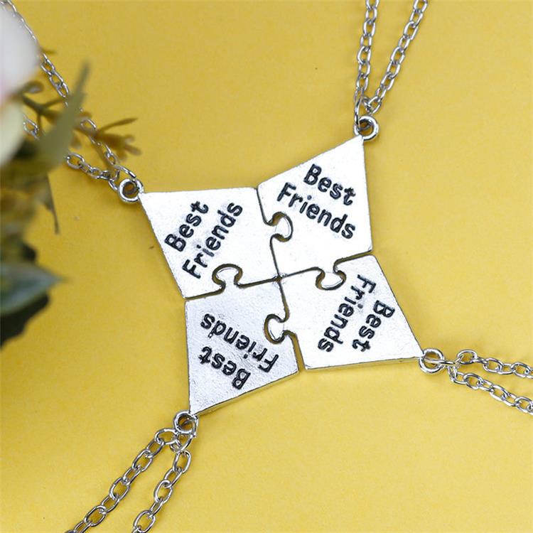 ภาพประกอบของ Korean Style St Girlfriends Necklace Female Six-Person Stitching Good Friend Set Chain Clavicle Chain Gradn Season Gift Male Clavicle Chain