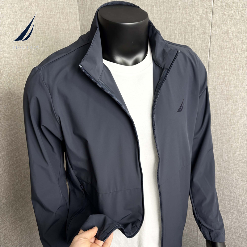 Nautica Men's Sun Protection Clothing Stand-Up Collar Jacket Thin Cool Breathable Anti-Uv Cool Jacket Nautica Men's Sun Protection Clothing Stand-Up Collar Jacket Thin Cool Breathable Anti-Uv Cool Jacket