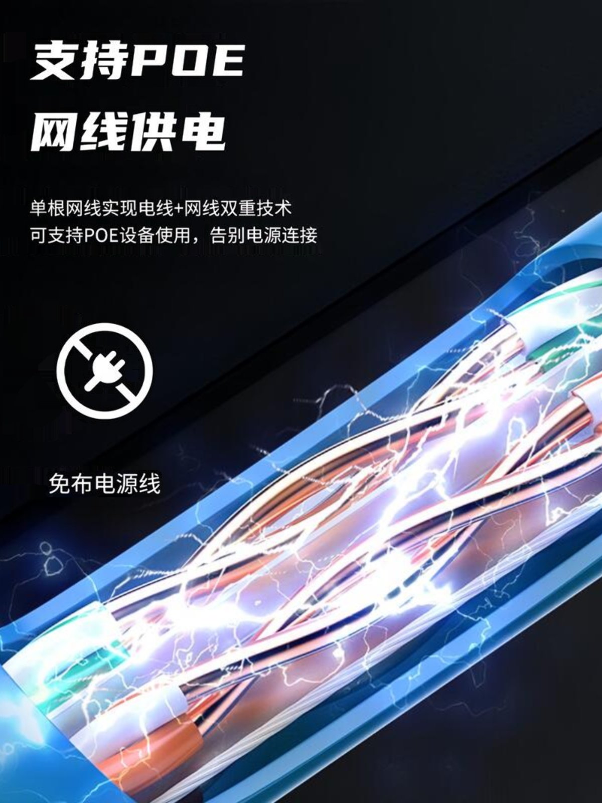 Pure Copper Category 5 and Category 6 Surveillance Network Cable, Gigabit Outdoor 100/ 300.8m Core Home High-Speed Broadband Twisted Pair Cable