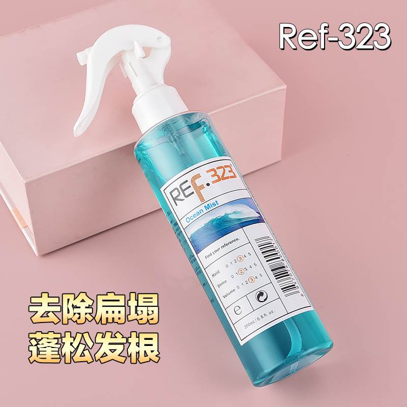 ref323 Sea Brine Fluffy Spray Hair Styled Hairstyle High Cranial Top Theiner Makeup Artist with Female Self-Taobao