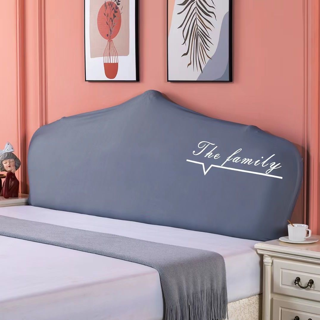 Bed Headmas 2022 New European arc semi - circular universal universal bed by back cover thickening protective cover autumn