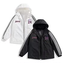 Fall and Winter with thick double coat coat trend basketball elements speed dry double buckle pull can unload cap cloak