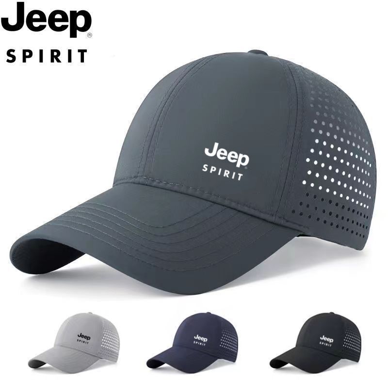 Jeep Men's Baseball Cap Summer Breathable Quick-Drying Sports Cap Travel Fishing Sunshade Sun Protection Hat Jeep Men's Baseball Cap Summer Breathable Quick-Drying Sports Cap Travel Fishing Sunshade Sun Protection Hat