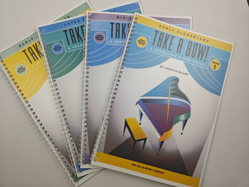 Caroline Miller: Take a Bow, Four Volumes, Music Teaching Materials, Suitable for Music Enthusiasts of All Levels. Caroline Miller: Take a Bow, Four Volumes, Music Teaching Materials, Suitable for Music Enthusiasts of All Levels.