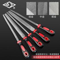 Filing Knife Flat Frustration Knife Steel Filing Shanghai Work Special Coarse Tooth Triangle Oil Light Rubbing Wood Subplate Flat Semicircle Filing Knife Polishing Tool