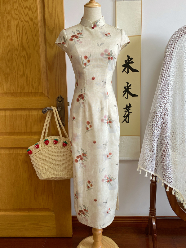 Mimiya Meijian Improved Cheongsam Young Style Artistic Retro New Chinese Style Dress