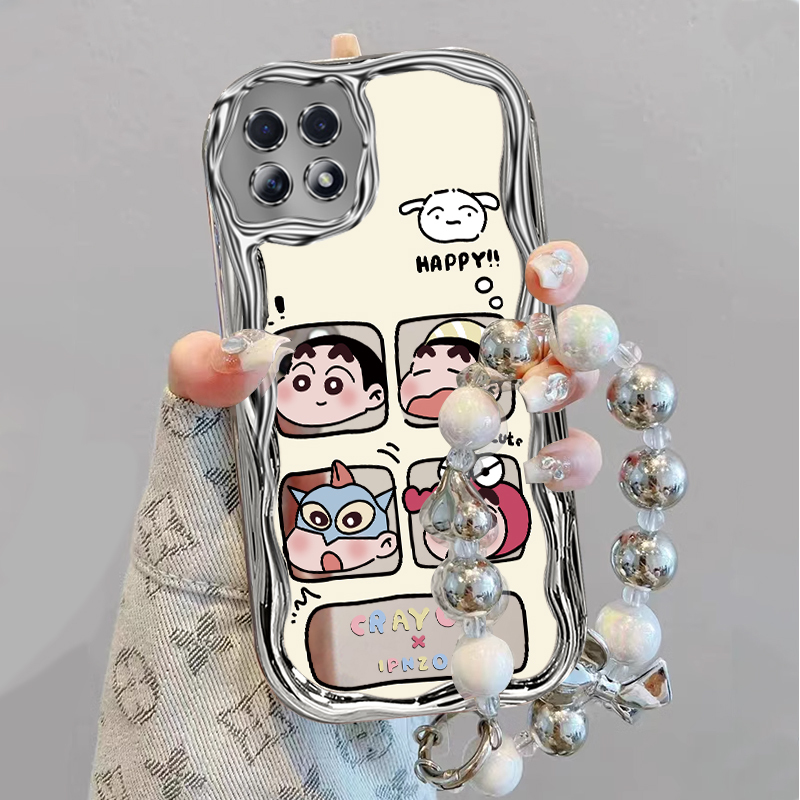 Suitable for Oppoa53 Mobile Phone Case Oppo New 5g Version A53 Electroplated Cream A53Oppo All-Inclusive 535g Anti-Fall Oppopecm30 Protective Cover Opp0Pp0Ppoa Female Pecm Shell a