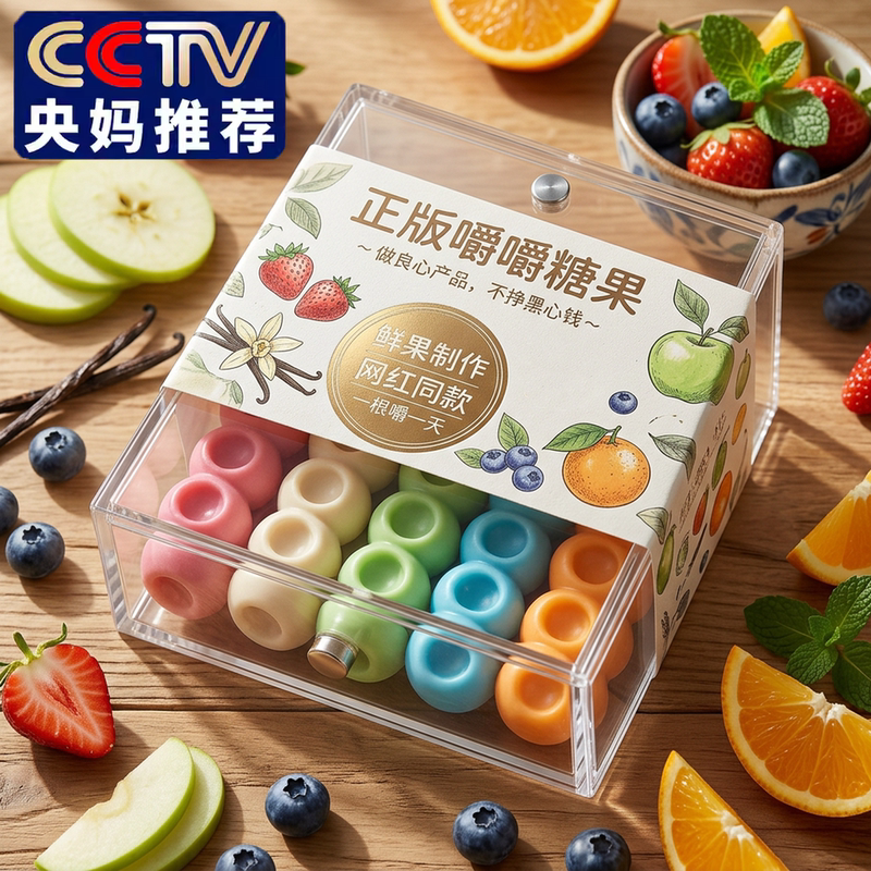 Recommended by the Internet Celebrity! Official Flagship Store of the Popular Chewy Candy, Chewy and Bite-Resistant, No Additives, Multiple Flavors