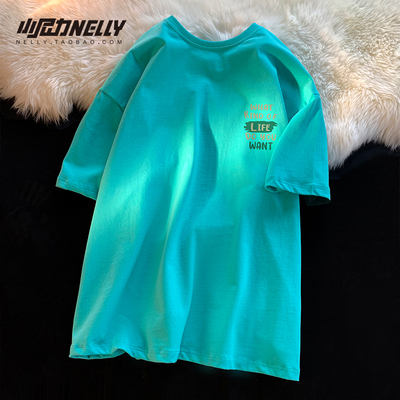 Boys' T-Shirt Short-Sleeved Summer 2026 New Style Kidsren's Pure Cotton Summer Wear Ins Boys Student Half-Sleeved Tops Versatile — 7