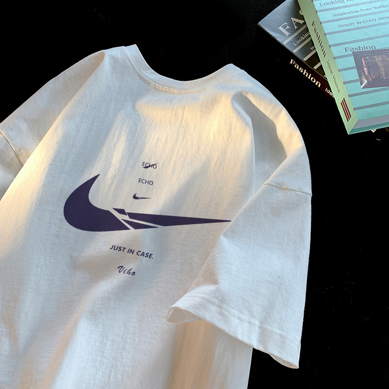 Boys' T-Shirt Short Sleeve ins Trendy Brand 2026 New Versatile Top Children's Pure Cotton Half-Sleeve Summer Wear White Stylish