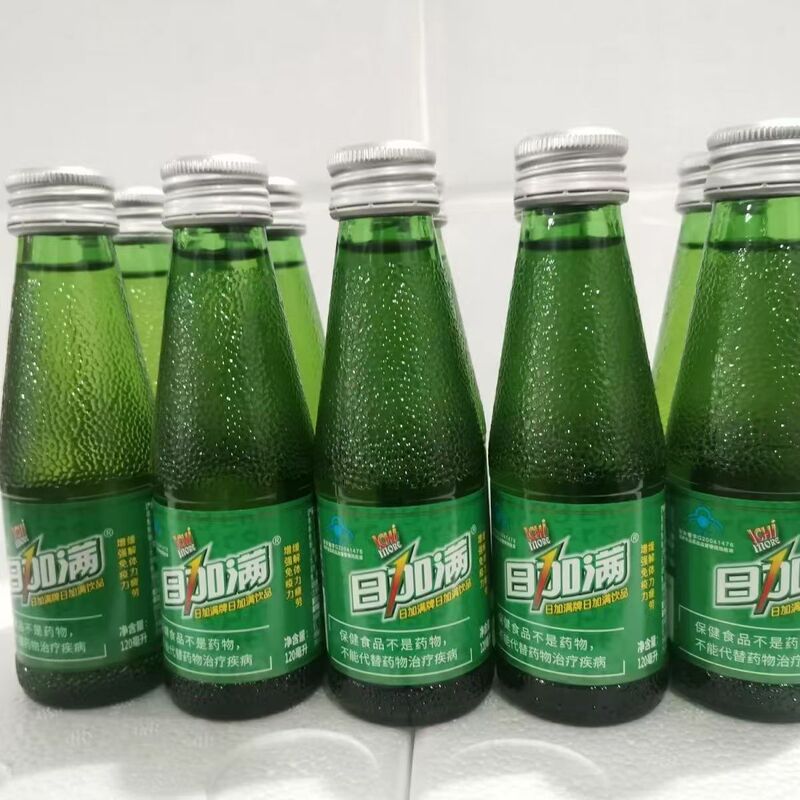 Dailyjiaman [30 Bottles/Box] Small Green Bottle Taurine Vitamin Functional Drink to Relieve Physical Fatigue Exercise
