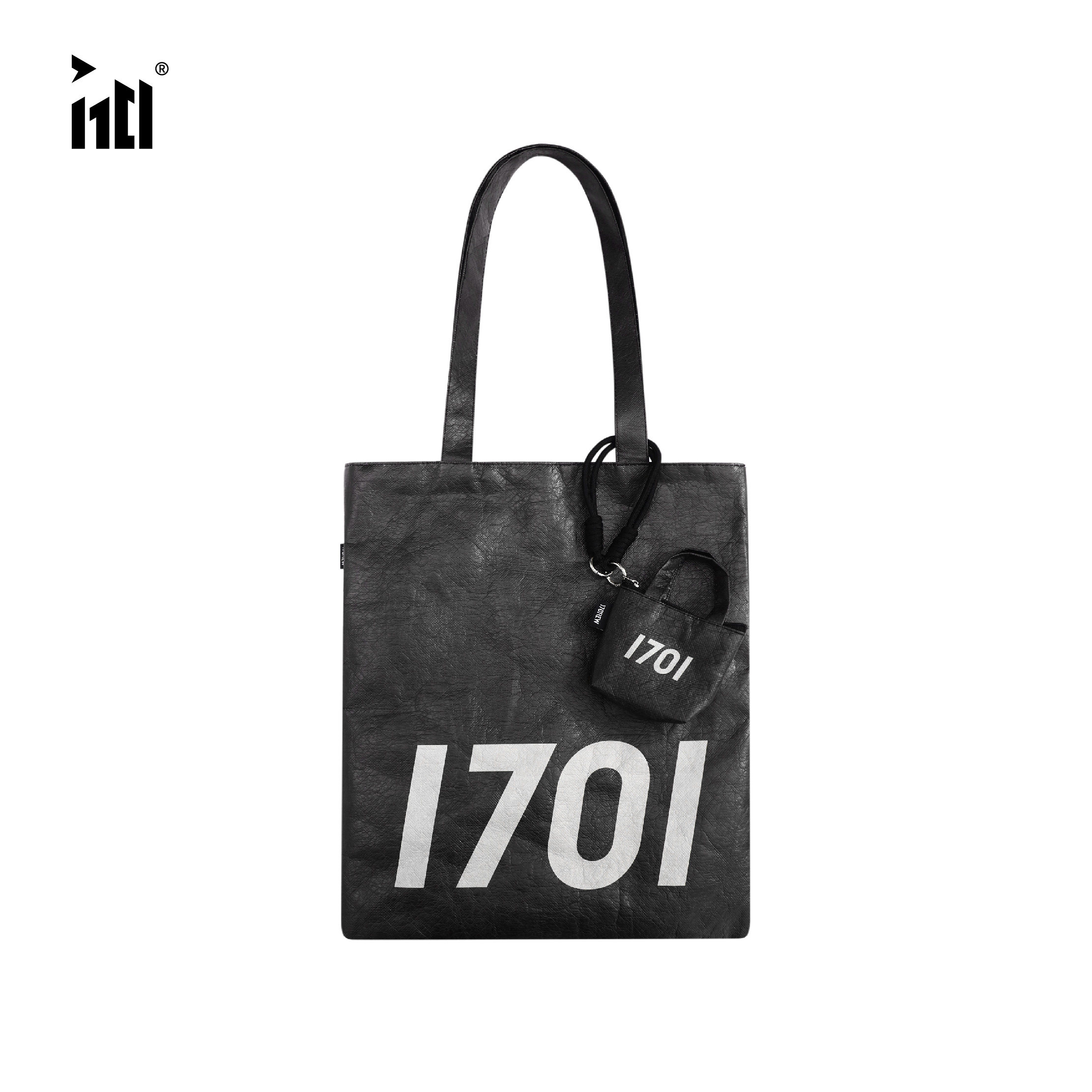 1701 Original Eco Tyvek Large Shoulder Tote Bag, Unisex Commuter Carryall - Thumbnail 4