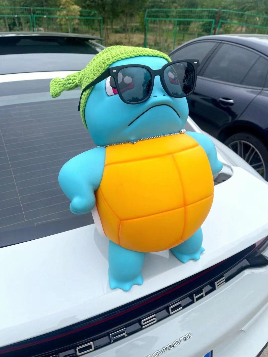 傲娇生气杰尼龟1比1神奇宝贝手办摆件