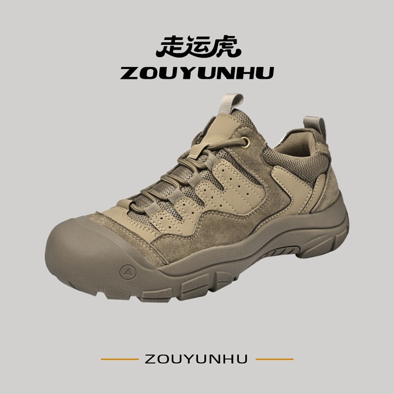 [Camping Equipment] Zouyunhu Outdoor Casual Shoes 2025 New Men's Hiking Shoes Trekking Shoes