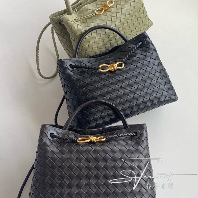 Old Money Style! Purely Handmade! Andiamo Woven Tote Bag, Large Capacity Laptop Bag, Hiking Bag, Travel Bag