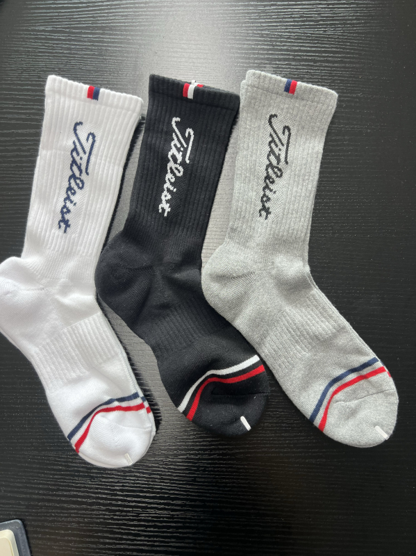 Exported to Japan and South Korea, Ttis Golf Men's All-Season Mid-Calf Short Socks with Towel Bottom, Odor-Resistant, Sports, All-Cotton, Comfortable