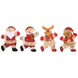 Рождественская подвеска, танцующая кукла для пожилых людей, ткань, аксессуар, подарок на день рождения