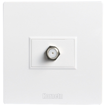 Type 86 dark broadscreen TV socket Oriental cable thread F head TV panel English digital TV socket