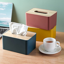 Desktop tissue box paper box kitchen home living room dining room towel creative tissue storage box bedroom Nordic 2450