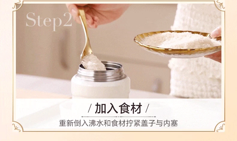 Anh Bowima hầm cốc hầm cháo cơm thép không gỉ 316L nam nữ học sinh làm việc tại nhà xô cách nhiệt 520ml binh dung nuoc bang nhua bình đựng nước thủy tinh