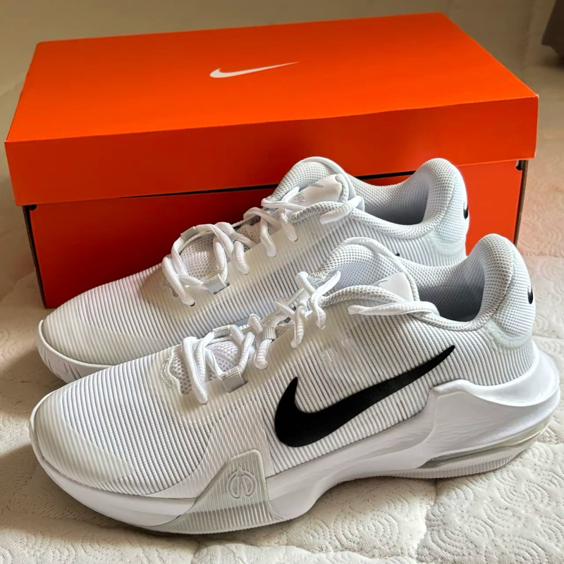 Nike Air Max Impact 4 Men's Cushioning and Breathable Practical Sports Basketball Shoes Dm1124-100