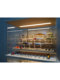 Fishing Bait Display Stand, Fishing Reel Storage Box, Artificial Bait Model, Acrylic Display Box, Dust-Proof Fishing Bait Display Cabinet