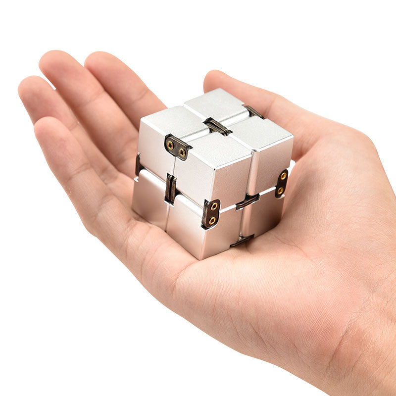 Children's Baidu Plastic Infinite Cube Leaves Fingers Reduce Archives Wireless Unpressurized Boys Toy Alloy Metal
