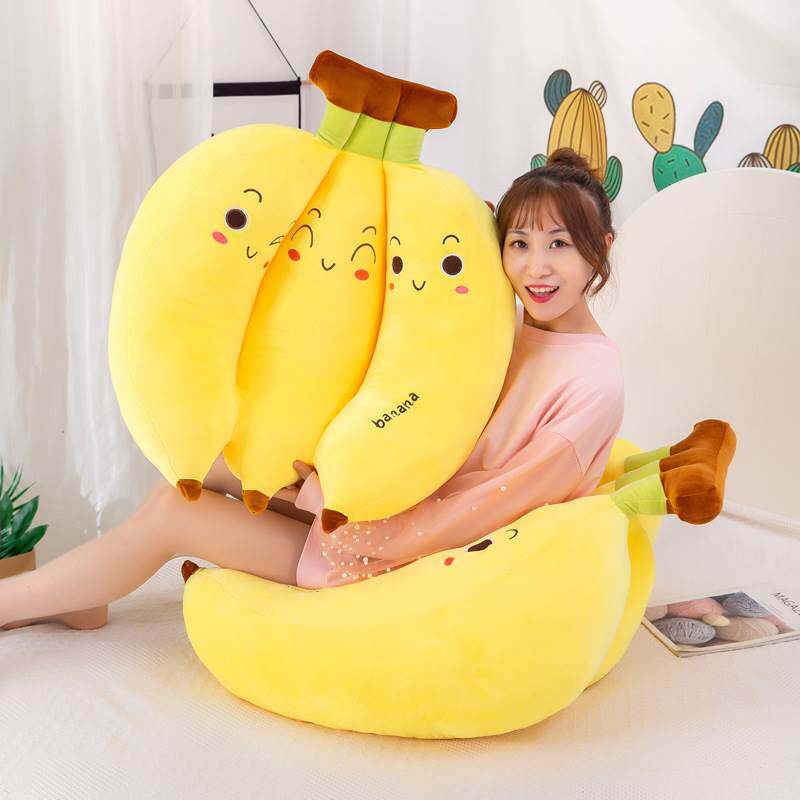 South Korean banana Pillow Strips PILLOWMAN Clips Legs to sleep paparazzi ultra-soft dolls leaning on pillowy doll plush toy-Taobao
