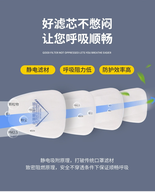 6200 mặt nạ phòng độc phun sơn mặt nạ phòng độc thuốc trừ sâu mặt nạ chống bụi mặt nạ than hoạt tính trang trí mặt nạ nửa mặt khí mặt nạ phòng khí độc