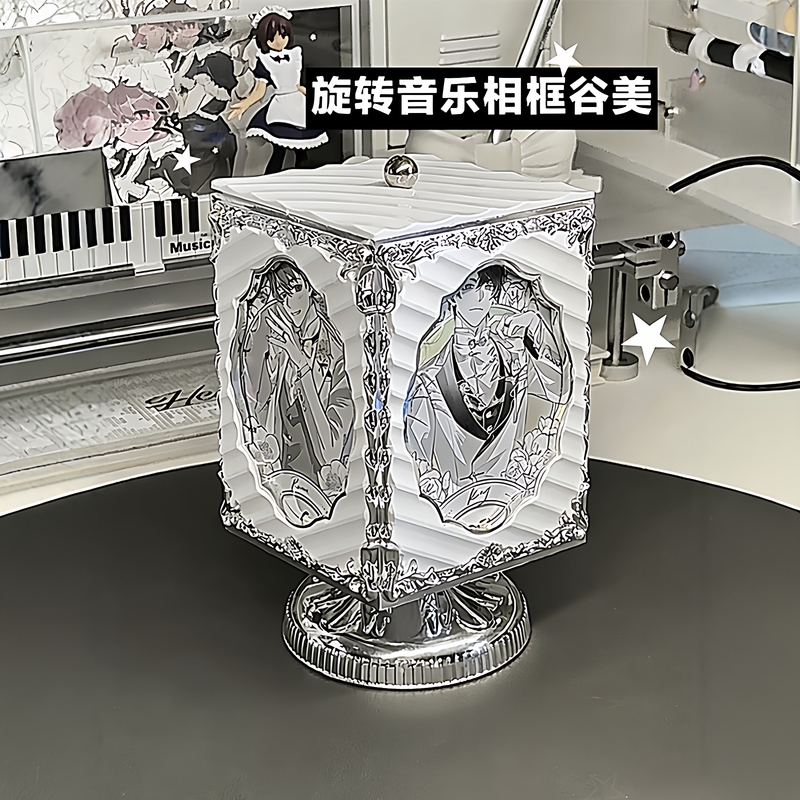 Polaroid Rotating Photo Frame Display Stand, Gumei Small Card Display Rack, Storage, High-End DIY Photo Frame, Creative Ornament