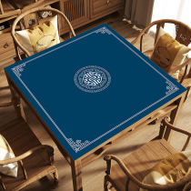 2024 New Mahjong Table Cloth Special Table Mat Egg Tablecloth Playing Poker Cards Thickened Silenced Square Card Mat