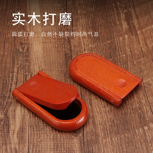 Fulite может сложить сплошную деревянную трубу, Shinanmu деревянный фанат, блок аксессуаров металлический креативный ковш