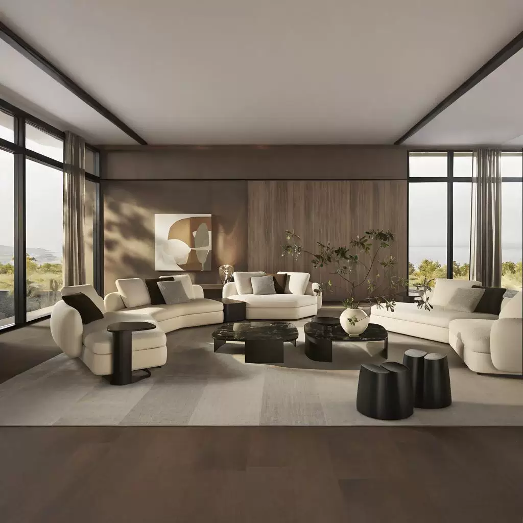 Sofa, cloth for living room, villa, high-quality style