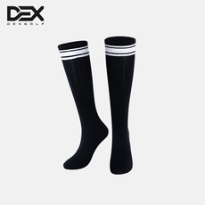 Аксессуары для игры в гольф dexgolf高尔夫长筒袜子女秋冬吸汗防臭中筒袜高筒jk瘦小腿袜黑色