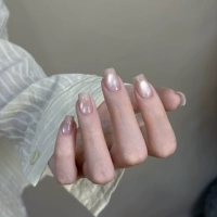 Маленькая черная бутылочка с выравнивающим клеем «кошачий глаз» 02