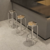 Стульчик для кормления из нержавеющей стали, чай с молоком, подставка для ног, популярно в интернете