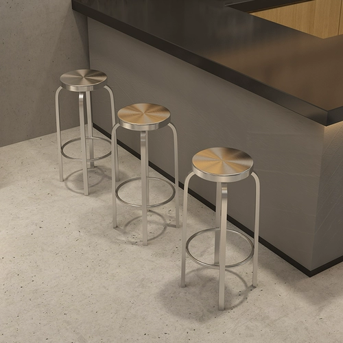 Стульчик для кормления из нержавеющей стали, чай с молоком, подставка для ног, популярно в интернете