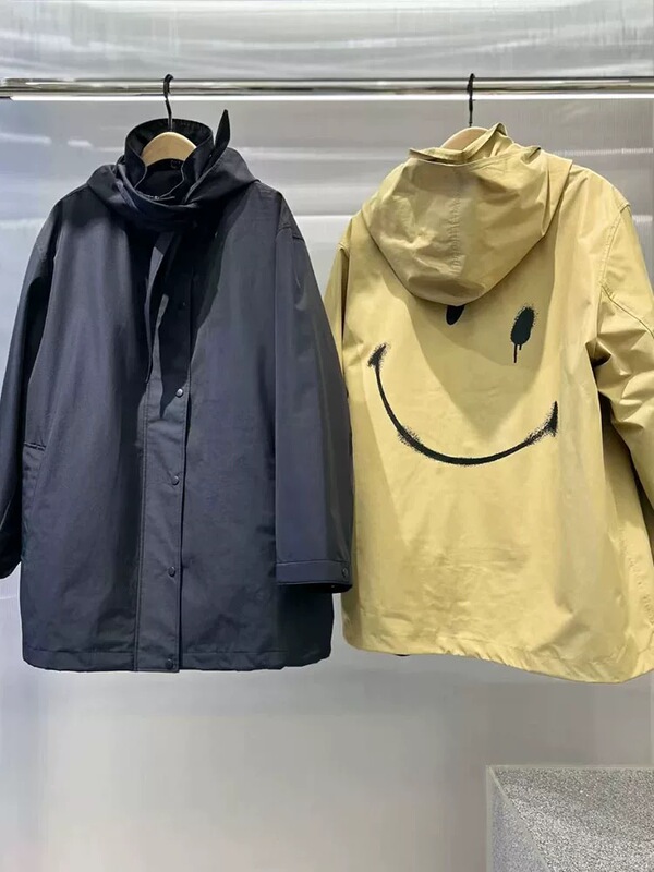 [Smiley Collaboration] Jacket 2025 Winter New Product Windproof and Waterproof with Detachable Inner Lining Mbe4Cot060